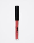 Lip gloss with black cap with brand name Kiara Beauty Shade 53 on a white background